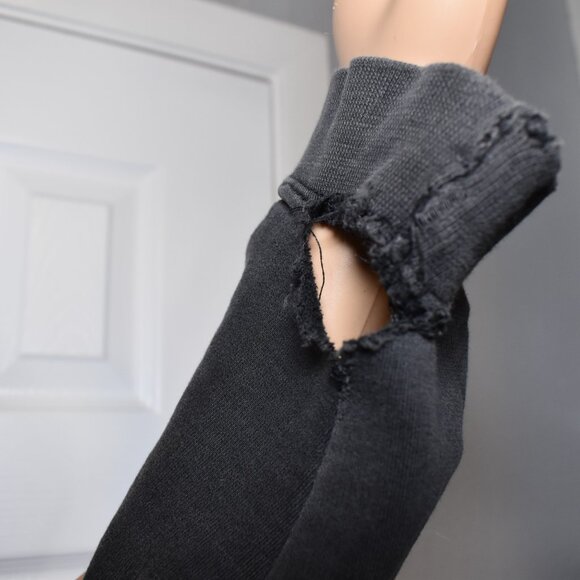 VTG AFI Band 2003 Black Cat Hoodie East Bay Hoodie Sz Small distressed - Picture 7 of 13